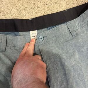 BCG blue pattern golf shorts size 40w